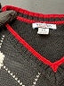 Kitestrings Argyle Black Sweater Vest Size 8 - 10 - photo 3