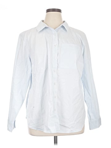 Lands' End Long Sleeve Button-Down Shirt (view 1)