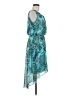 En Focus Studio 100% Polyester Paisley Teal Cocktail Dress Size 8 - photo 4