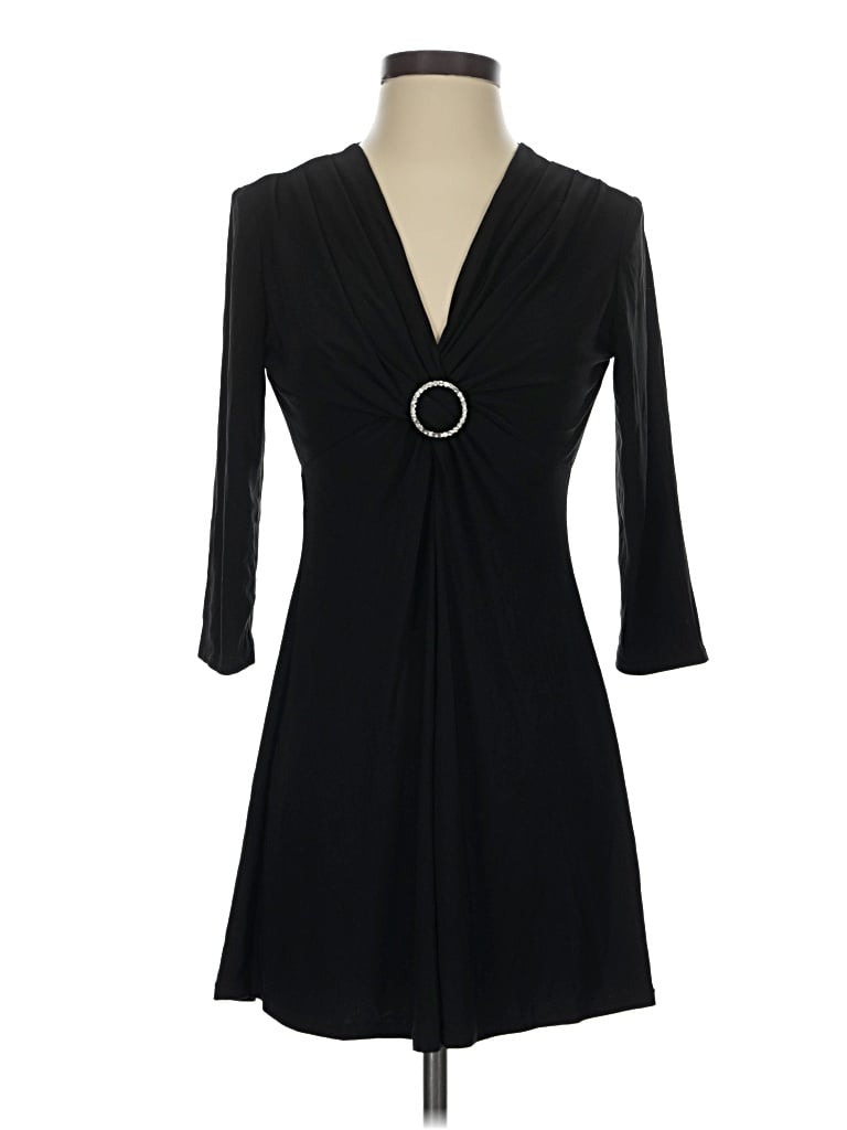 Pre-owned Evan Picone Casual Dress In Black