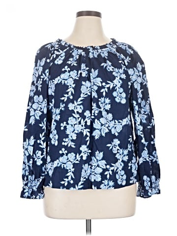 J.Crew Factory Store Long Sleeve Blouse (view 1)