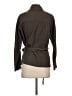 One Step Up Brown Long Sleeve Top Size S - photo 2