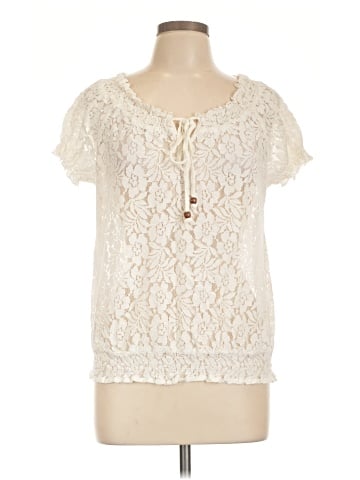 Ultra Pink Short Sleeve Blouse (view 1)