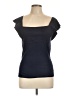 Three Dots 100% Cotton Blue Short Sleeve Top Size L - photo 1
