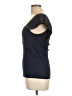 Three Dots 100% Cotton Blue Short Sleeve Top Size L - photo 5