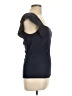 Three Dots 100% Cotton Blue Short Sleeve Top Size L - photo 4