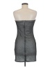 Forever 21 100% Polyester Metallic Silver Cocktail Dress Size M - photo 2