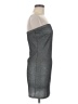 Forever 21 100% Polyester Metallic Silver Cocktail Dress Size M - photo 4