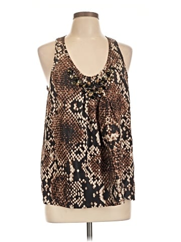 MICHAEL Michael Kors Sleeveless Silk Top (view 1)