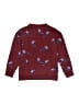 Unbranded Print Burgundy Pullover Sweater Size L (estimated, youth) - photo 2