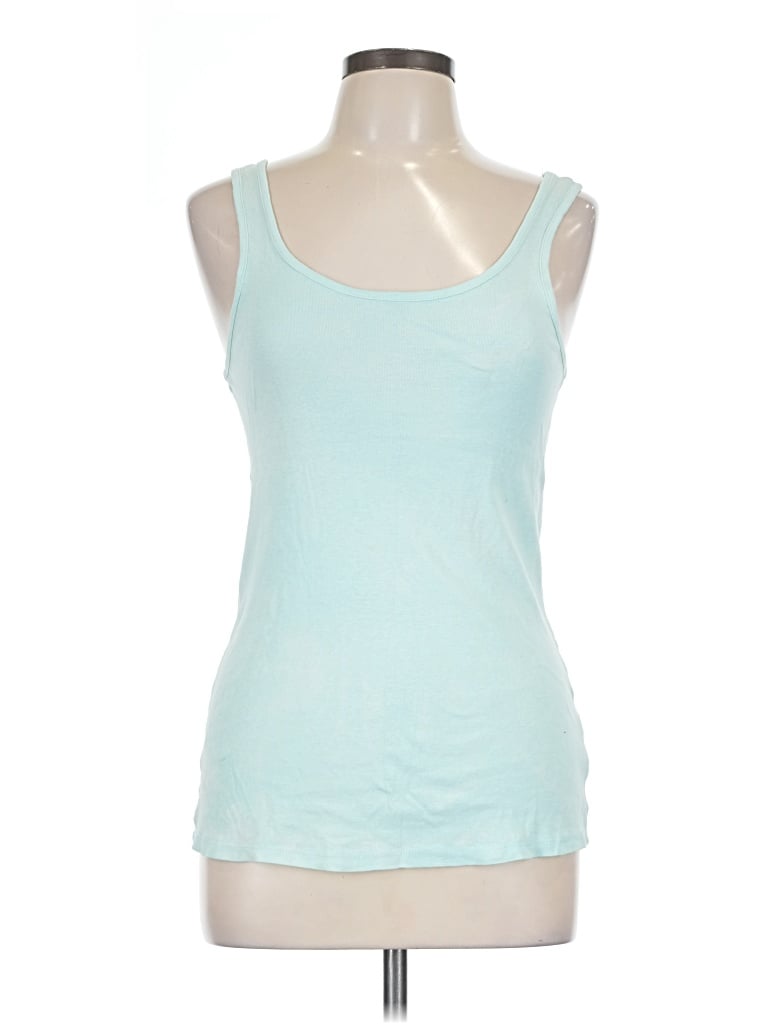 Pre-owned Bobbie Brooks Tank Top Blue Sweetheart Neckline Tops