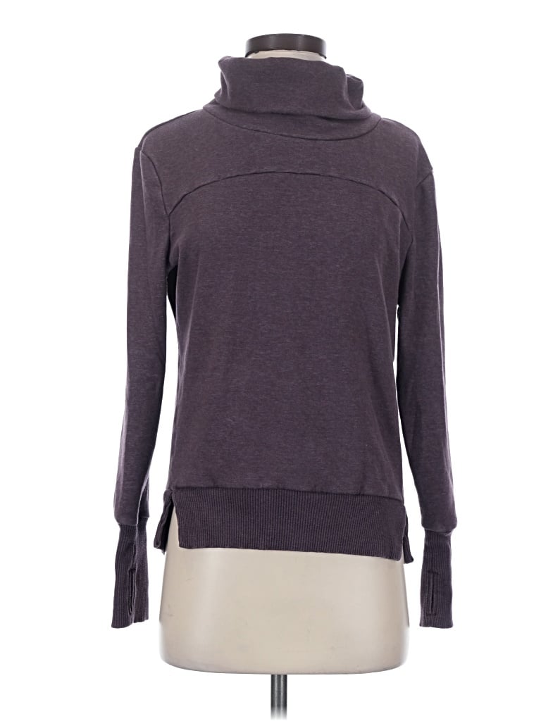 Pre-owned Apana Turtleneck Sweater In Purple