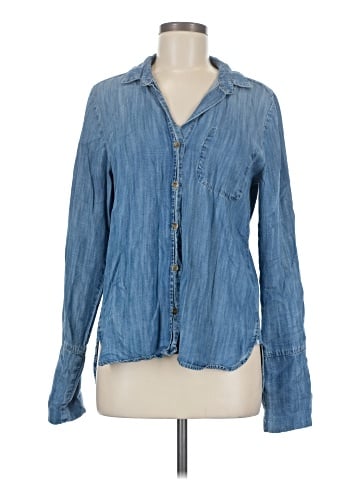 Elevenses Long Sleeve Button-Down Shirt (view 1)