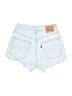 Levi's Blue Denim Shorts Size 24 waist - photo 2