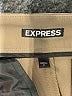 Express Solid Tan Khaki Shorts Size 8 - photo 3