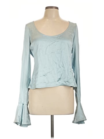 Yves Saint Laurent Rive Gauche Vintage Bell Sleeve Top (view 1)