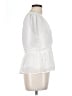 Alya 100% Polyester White Short Sleeve Blouse Size L - photo 4