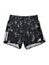 Adidas 100% Polyester Floral Black Athletic Shorts Size S - photo 1