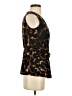Tahari Brown Sleeveless Blouse Size S - photo 4