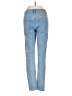 Express 100% Cotton Hearts Blue Jeans Size 00 - photo 2