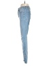 Express 100% Cotton Hearts Blue Jeans Size 00 - photo 5