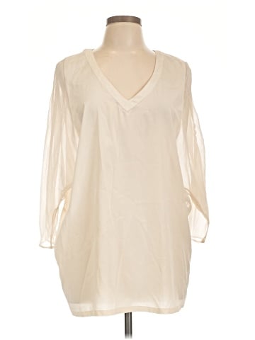 Assorted Brands 3/4 Sleeve Silk Top (view 1)