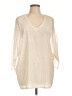 Assorted Brands 100% Silk Ivory 3/4 Sleeve Silk Top Size L - photo 1