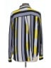 DKNY 100% Polyester Stripes Yellow Long Sleeve Blouse Size L - photo 2