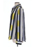 DKNY 100% Polyester Stripes Yellow Long Sleeve Blouse Size L - photo 5