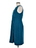 J.Crew 100% Polyester Solid Teal Cocktail Dress Size 8 - photo 5
