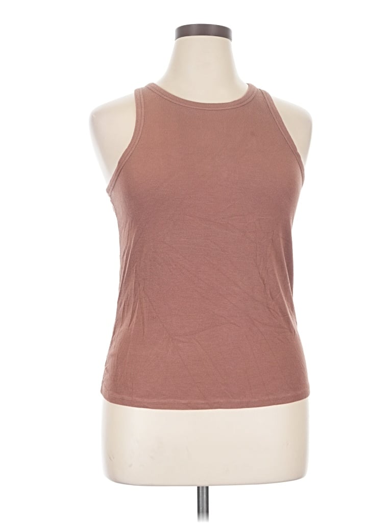 Pre-owned Tavi Tank Top Brown Halter Neckline Tops