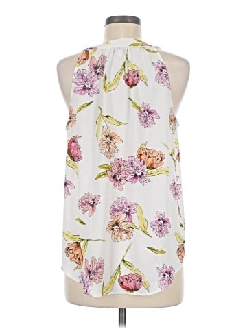 Rose + Olive Sleeveless Blouse (view 2)