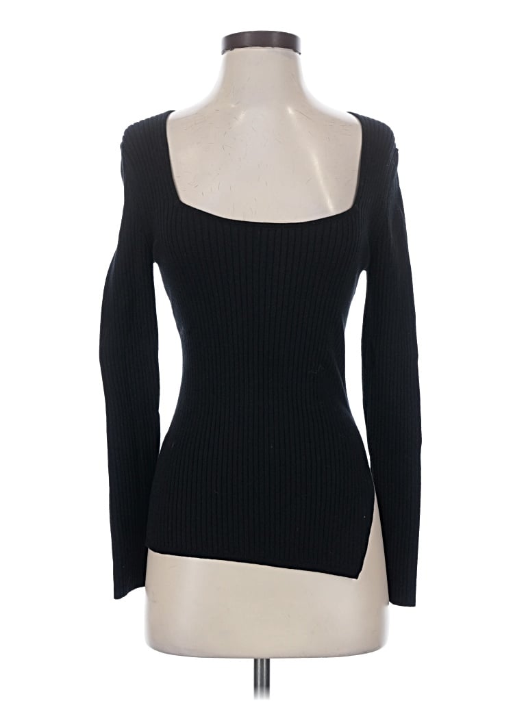 Pre-owned Open Edit Pullover Sweater In Black