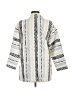 Susan Graver Stripes Ivory Coat Size 6 - photo 2