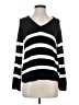 H&M 100% Acrylic Stripes Black Pullover Sweater Size S - photo 1