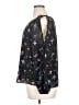 1.State 100% Polyester Black Long Sleeve Blouse Size XL - photo 5