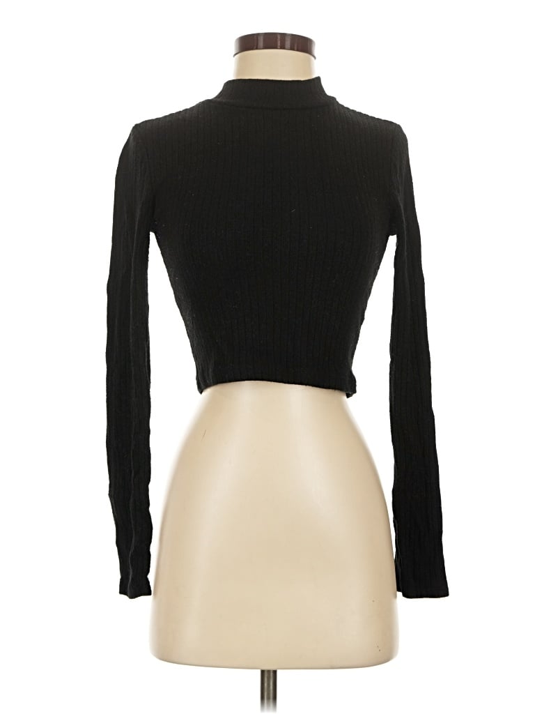 Pre-owned Ogl Long Sleeve Turtleneck In Black