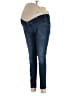 Isabel Maternity Solid Blue Jeans Size 4 Maternity - photo 1