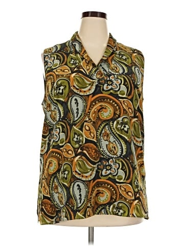 Lafayette 148 New York Sleeveless Silk Top (view 1)