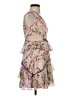 BCBGMAXAZRIA 100% Polyester Floral Tan Cocktail Dress Size 2 - photo 4