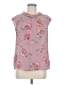 Daniel Rainn 100% Polyester Floral Pink Sleeveless Blouse Size M - photo 1