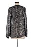 Kut from the Kloth 100% Polyester Silver Long Sleeve Blouse Size M - photo 2