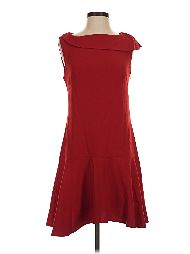 Pre-owned Aryeh Casual Dress In Burgundy