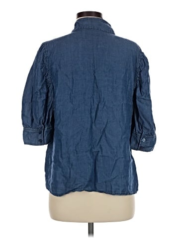 RACHEL Rachel Roy 3/4 Sleeve Button-Down Shirt (view 2)