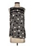 CAbi Black Blue Sleeveless Blouse Size S - photo 1