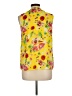 Rose + Olive 100% Polyester Yellow Sleeveless Blouse Size M - photo 2