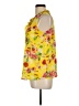 Rose + Olive 100% Polyester Yellow Sleeveless Blouse Size M - photo 5
