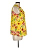Rose + Olive 100% Polyester Yellow Sleeveless Blouse Size M - photo 4