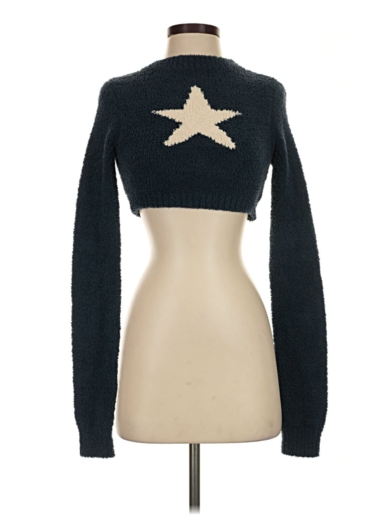 Pre-owned Edikted Pullover Sweater In Black