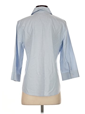 Chico's 3/4 Sleeve Button-Down Shirt (view 2)